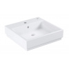 Grohe Cube Ceramic - Umývadlo s prepadom, 500x490 mm, PureGuard, alpská biela 3947800H