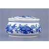 Cibulák – Dóza okrúhla – šperkovnica 9 cm – originál cibuľový porcelán 1. akosť