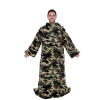 Snuggie - Fleecová deka - Zelené maskování