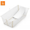 Stokke Flexi Bath - skladacia detská vanička X-Large, set s vložkou | Sandy Beige
