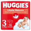 HUGGIES® Plienky jednorazové Little Movers 3 (4-9 kg) 56 ks