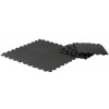 Fitness podložka Pure2Improve 30x30x0,9cm-8KS, černá