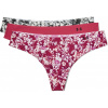 Under Armour Dámská Tanga Under Armour PS Thong 3Pack Print