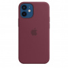 Apple iPhone 12 mini Silicone Case with MagSafe, plum MHKQ3ZM/A