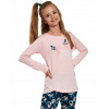 Pyžamo, župán - Cornette pyžamá veľkosť 92 modrá, ružová, viacseklát (Dievčenské pyžama 86/92 Cornette 963/158 víly)