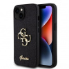 Guess PU Fixed Glitter 4G Metal Logo iPhone 13 čierne