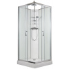 ARTTEC SMARAGD 90 x 90 cm - Termálny sprchový box model 6 číre sklo PAN01284