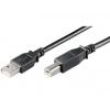 USB kábel PremiumCord USB-B 3 m čierny (ku2ab3bk)