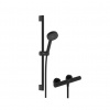 Hansgrohe Activera Select S Sprchový set s termostatom, 2 prúdy, EcoSmart, matná čierna 28876670-HG