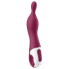 Satisfyer A-Mazing 1 - Nabíjateľný A-bod vibrátor (červený)