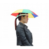 Dáždniky - Skladací dáždnik multicolor Gustdiao (Dáždnik pre hlavu čiapku dažď letný darček)
