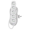 Predlžovací kábel 7 m / 5 zásuviek / biely / PVC / 1 mm2 Emos P0517