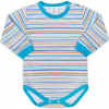 NEW BABY Dojčenské body s dlhým rukávom New Baby Puppik 2 tyrkysové - 80