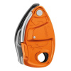 Petzl Grigri+ istiace zariadenie s asistovaným brzdením, oranžové