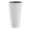 Kvetináč Prosperplast SANDY SLIM biely 39 cm