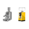Rocket Espresso Porta Via + Eureka Mignon Specialita, CR yellow