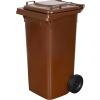 Nádoba Strend Pro GB2, 120 lit., hnedá, popolnica na odpad