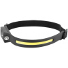 Strend Pro Headlight H4034 čelovka LED+XPE, 200 lm, 1200 mAh, senzor pohybu