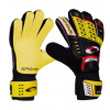 Spokey Keeper Jr Detské brankárske rukavice K838077 žlto-čierna 5