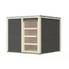 drevený domček KARIBU QUBIC 1 (79846) terragrau LG3524
