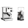 Rancilio Silvia E, biela + Eureka Mignon Specialita, NX black