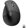 Logitech Lift Vertical Ergonomic Mouse ergonomická myš Bluetooth®, bezdrôtový optická grafitová 6 tlačidlo 4000 dpi ergonomická; 910-006473