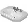 Duravit 1930 Umývadlo, 70x50 cm, s prepadom, 1 otvor na batériu, WonderGliss, biela 04387000001