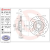 BREMBO Brzdový kotúč BREMBO 09.5745.2X