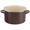 Smaltovaný hrnec Orion BROWN Lem 11,5 l