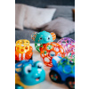 OBALL Hračka Oball RATTLE 10 cm 0m+ dark turquoise + 50 ml Aquaint 910045