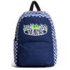 VANS Old Skool Grom Backpack 18 CHECKERBOARD Deep Indigo