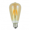 Polux GOLDLUX LED žiarovka E27 ST64 4W 30W 320lm 2200K Teplé 360° vlákno