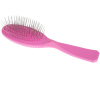 Madan Small Pin Brush - profesionálny, malý štetec s ergonomickou rukoväťou, 22mm kovový kolík, stredne mäkký - Farba: ružová