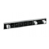 Hansgrohe 15358600 RAINSELECT Podomietková termostat. sprch. batéri,5 funkcií,čierna/chróm HG 15358600