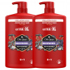 Old Spice Night Panther 3v1 Pánsky šampón a sprchový gél 2x1000ml Old Spice
