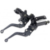 Páčky Pitbike sklopné CNC kompletná čierna - sada