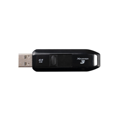 Patriot Xporter 3/64GB/80MBps/USB 3.2/USB-A/Černá PSF64GX3B3U