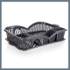 BANQUET myKITCHEN Plastový odkvapkávač na riad, 45 x 31 x 8 cm, antracit 55071768