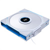 Lian Li UNI FAN TL LCD Wireless Fan, ARGB, PWM - Reverse Blade, 140mm, white 14RTLLCD1W1W