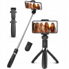 STATÍV NA TELEFÓN A PALICU PRE SELFIE STICK + DIAĽKOVÝ OVLÁDAČ