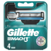 Gillette Mach3 náhradné brity 4 ks