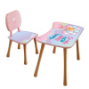 HOME ELEMENTS & POPCORN Detský stôl so stoličkou 3 5 rokov dievča s balónmi HOME ELEMENTS & POPCORN