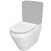 Cersanit Crea - WC kombi misa s doskou SoftClose, vario odpad, CleanOn, biela K114-023