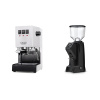 Gaggia New Classic EVO, white + Eureka Zenith 65 Touch, black