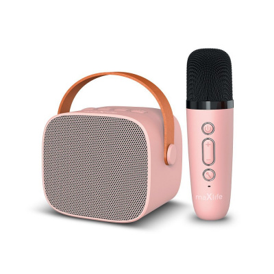Maxlife MXKS-100 Bluetooth karaoke set, ružový 5900495094117