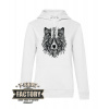 Dámska mikina Mandala Wolf b&w