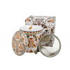 DUO Gift Porcelánový hrnček so sitkom a krytom Heron 400 ml