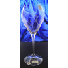 LsG-Crystal Sklenice na bílé víno 24 x Swarovski krystal bezolovnaté křišťálové sklo ručně broušené dekor Karla Cx 3349 220ml 6 ks