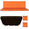 RAVENNA Vankúše na hojdačku 150 cm Set. Oranžová (RAVENNA Vankúše na hojdačku 150 cm Set. Oranžová)