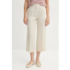 Ľanové nohavice United Colors of Benetton 4AGHDF08M béžová 40